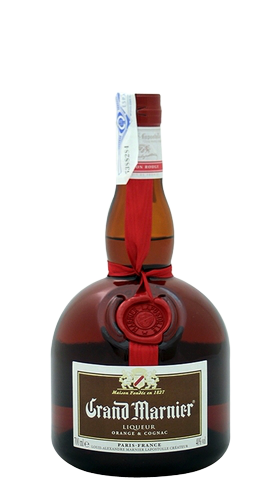 Grand Marnier Orange & Cognac Liqueur (เหล้าส้ม แกรนด์ มาร์เนียร์ - Premium 40% ABV blend of French cognac and wild orange essence. Iconic bottle, rich flavor.