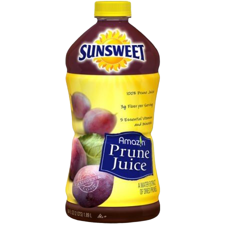 Sunsweet Prune Juice (น้ำลูกพรุน) - Sweet, pleasant taste, offers health benefits like aiding digestion, fighting free radicals, and lowering cholesterol.