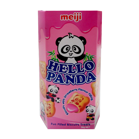MEIJI เฮลโหลแพนด้าสอดใส้สตรอเบอร์รี่ 50 ก.
