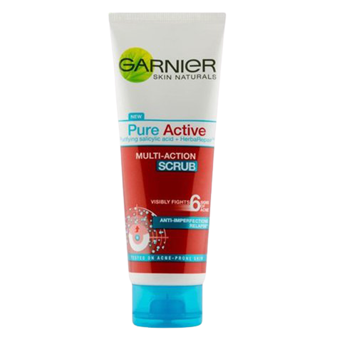 Garnier Facial Foam Pure Active Scrub 100ml.