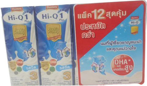 DUMEXไฮคิว 1 รสจืด 180 ML.P12
