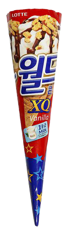 Lotte Vanilla Cone 160ml.