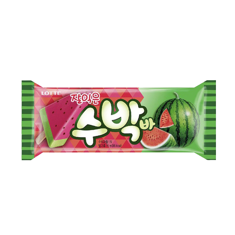 Lotte Watermelon Ice Bar 75ml.