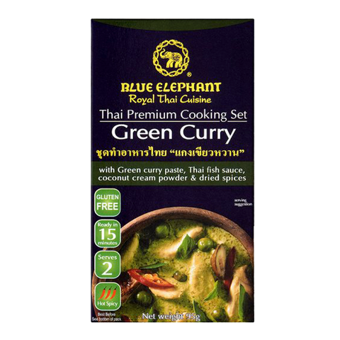 Blue Elephant Thai Cooking Set Green Curry 95g.