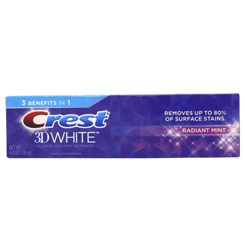 Crest 3d White Radiant Mint Toothpaste 76g | Villa Market