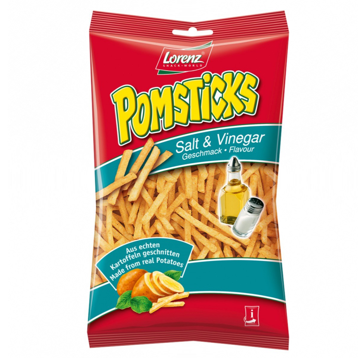 Lorenz Pomsticks Salt & Vinegar 100g - Villa Market