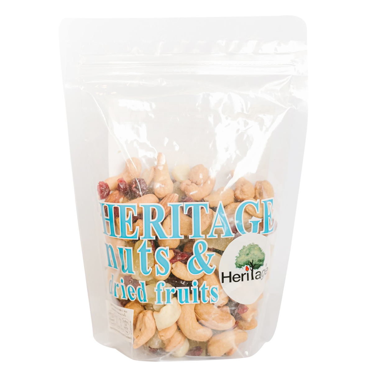 Heritage ถั่วรวมผสมผลไม้อบแห้ง 250 g.