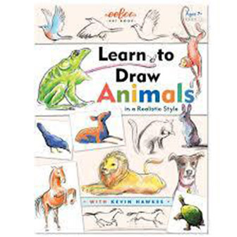 Eeboo Art Book3-Draw Animals,Artbk3 1Set | Villa Market