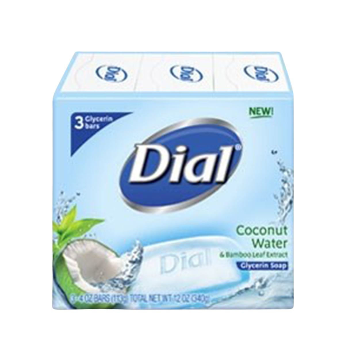 Dial Coconut Water Bar Soap 3 x 113g Villa Market