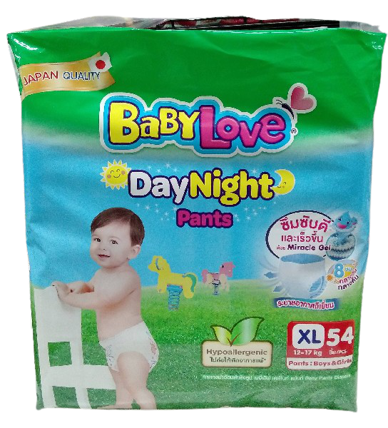 Baby Love Day Night Pants Xl 54Pcs Villa Market
