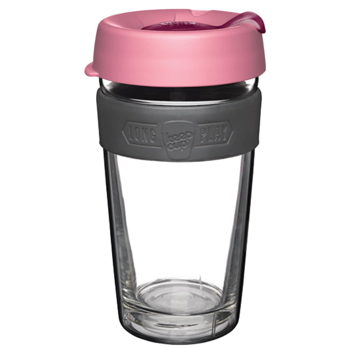 Keepcup Glass Brew Longplay 16oz Scarlet 150g Villa Market